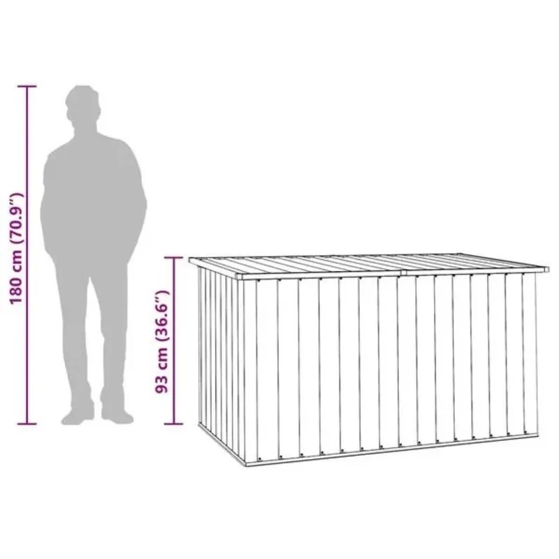 Gartenbox Garten Auflagenbox Kissenbox 171×99×93cm