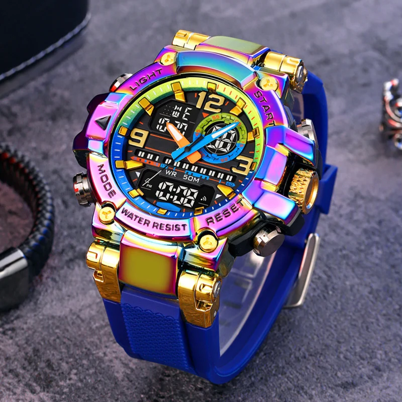 🔈🔈Zeitlich begrenztes Angebot: 60 % RABATT⌚Multifunktionale wasserdichte digitale LED-Uhr