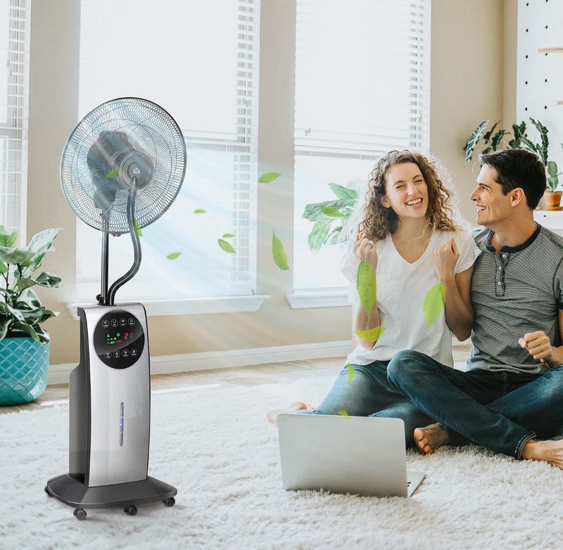 Nebel Ventilator Sprühnebel Standventilator Wasserabkühlung