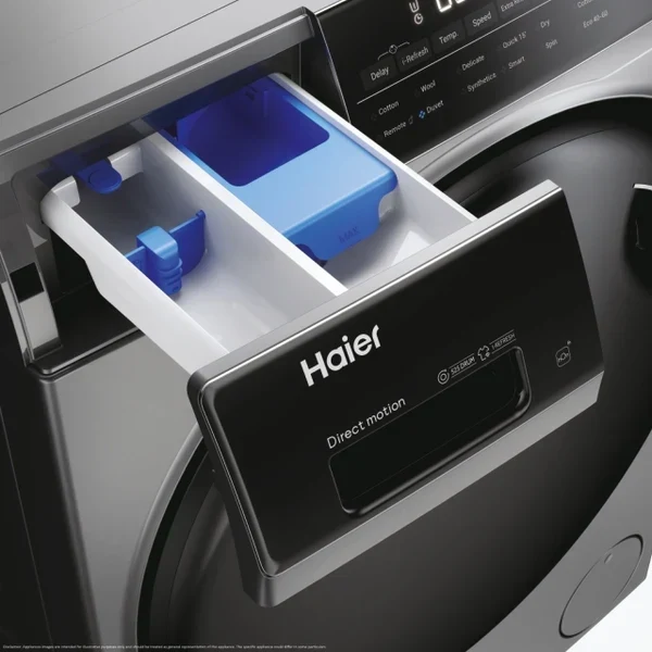 Haier I-Pro Series 5 9KG/6KG 1400RPM freistehend Waschtrockner - Anthracite | HWD90B14959S8NUK