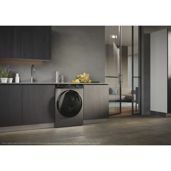 Haier I-Pro Series 5 9KG/6KG 1400RPM freistehend Waschtrockner - Anthracite | HWD90B14959S8NUK