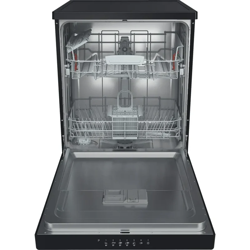 Hotpoint 60CM freistehend Standard Geschirrspüler - Schwarz | HP2FFC14BN6BUK