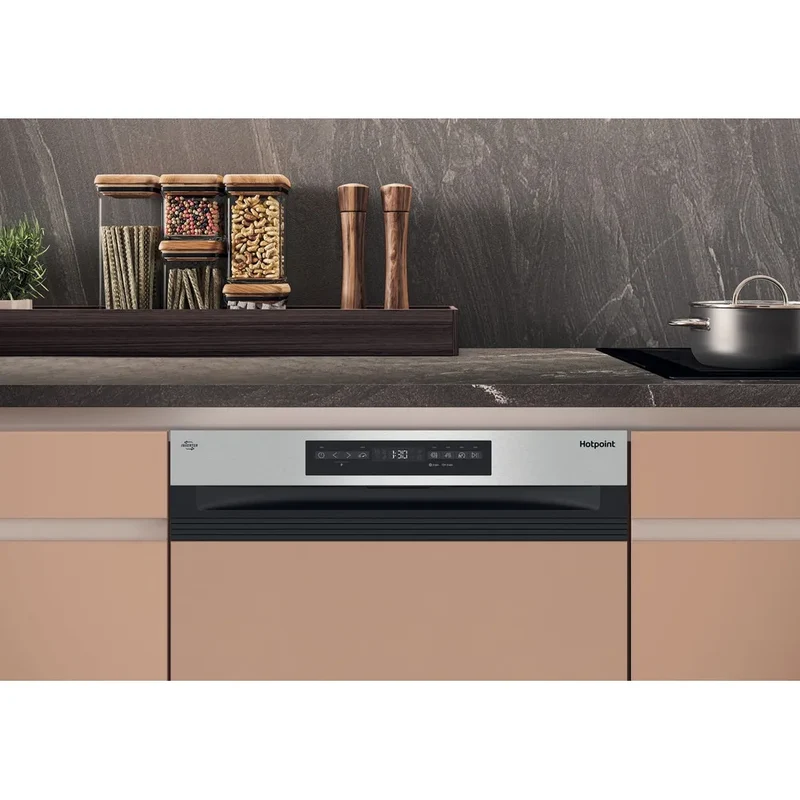 Hotpoint MaxiSpace 60CM Einbau Standard Geschirrspüler - Inox | H5PC15M6UK