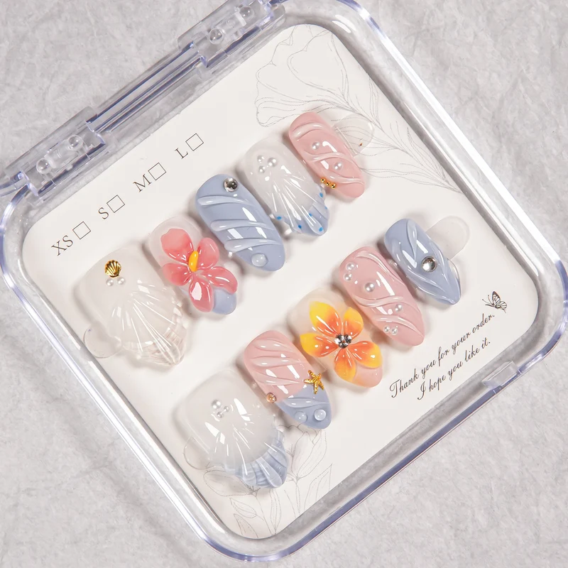 Dekoratives Press-On Nail Art Set