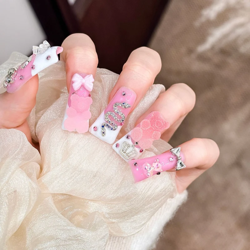 Dekoratives Press-On Nagelkunstset