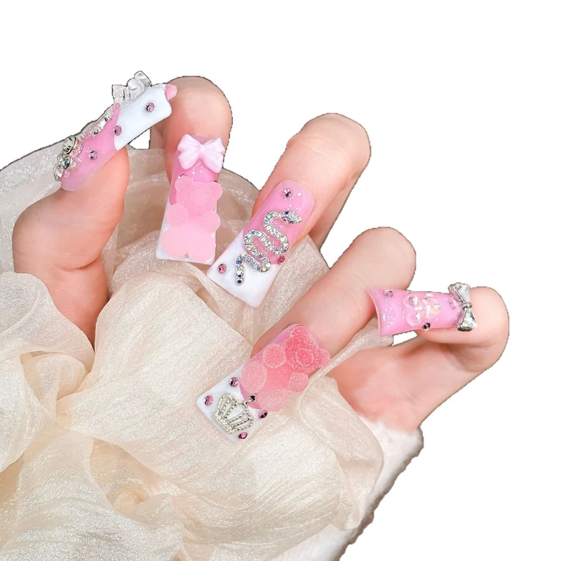 Dekoratives Press-On Nagelkunstset