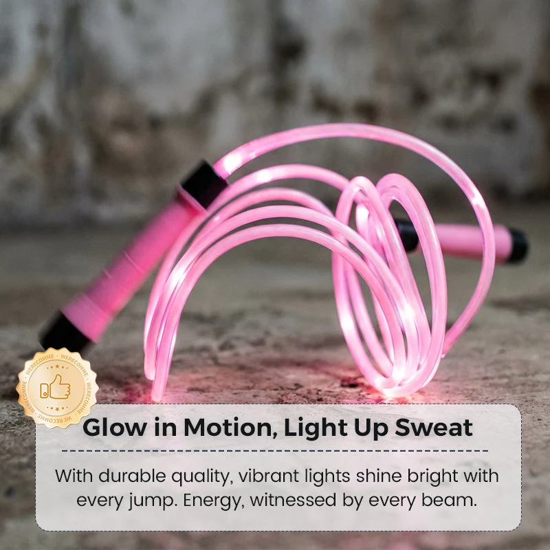 🔥 KAUFE 1, ERHALTE 1 GRATIS! 🎉 LED-Leuchtseil zum Springen – 3 Lichtmodi, Verstellbare Länge & Rutschfester Griff ✨📦