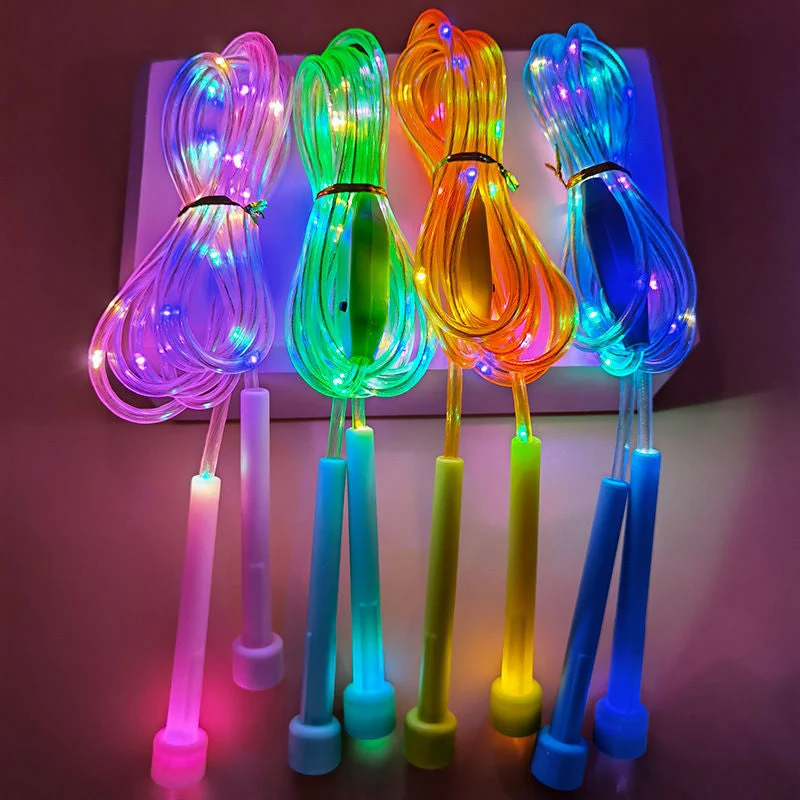 🔥 KAUFE 1, ERHALTE 1 GRATIS! 🎉 LED-Leuchtseil zum Springen – 3 Lichtmodi, Verstellbare Länge & Rutschfester Griff ✨📦