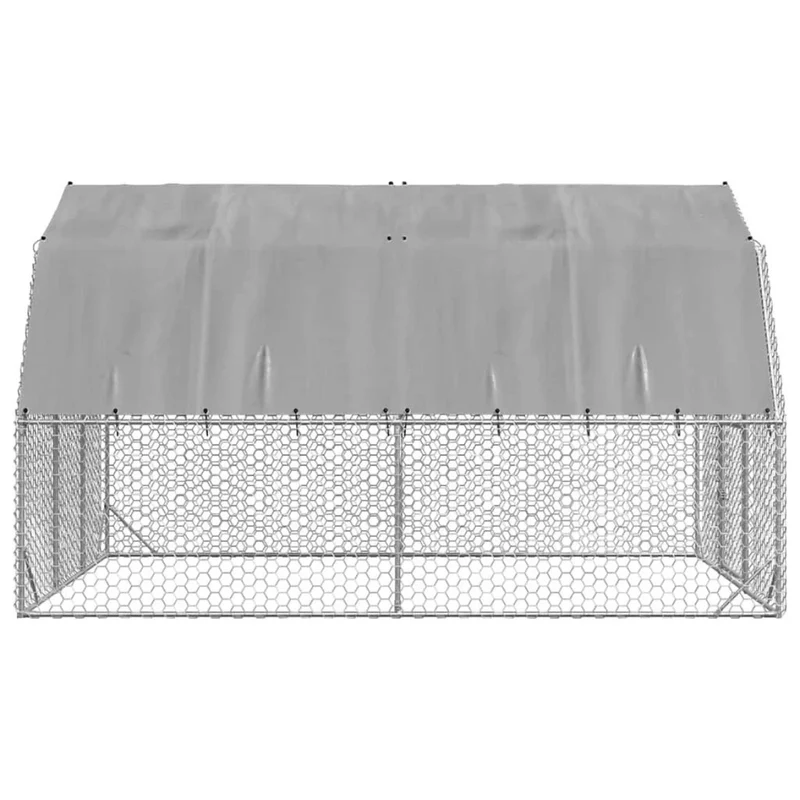 Hühnerkäfig Voliere Hühnerstall Gehege Outdoor 2,5×4×2,25m