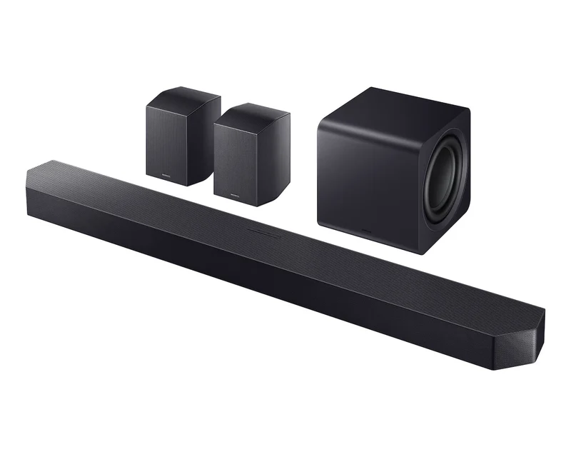 Samsung Q-Series 11.1.4CH Soundbar mit Subwoofer & Rear Speakers - Titan Schwarz | HW-Q990H/XU