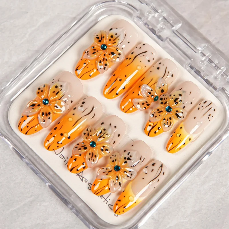 Dekoratives Ombre Nagelverzierung Set