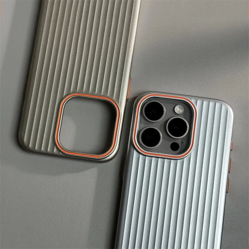 Skanto | Ultradünne gewellte matte stoßfeste Hülle für iPhone