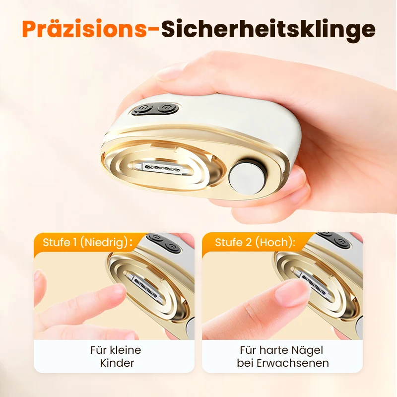 🔥2-in-1-Nagelknipser und elektrische Nagelfeile