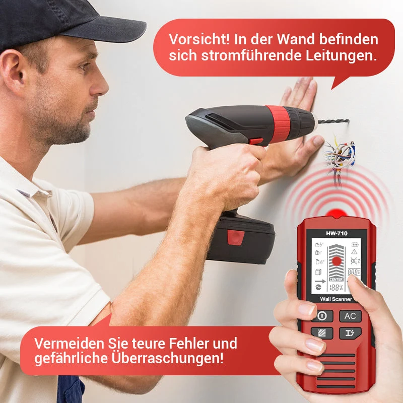 🎁💥Begrenzte Zeit 50% Rabatt💥Multifunktionaler Handheld Metall und Wand Detektor