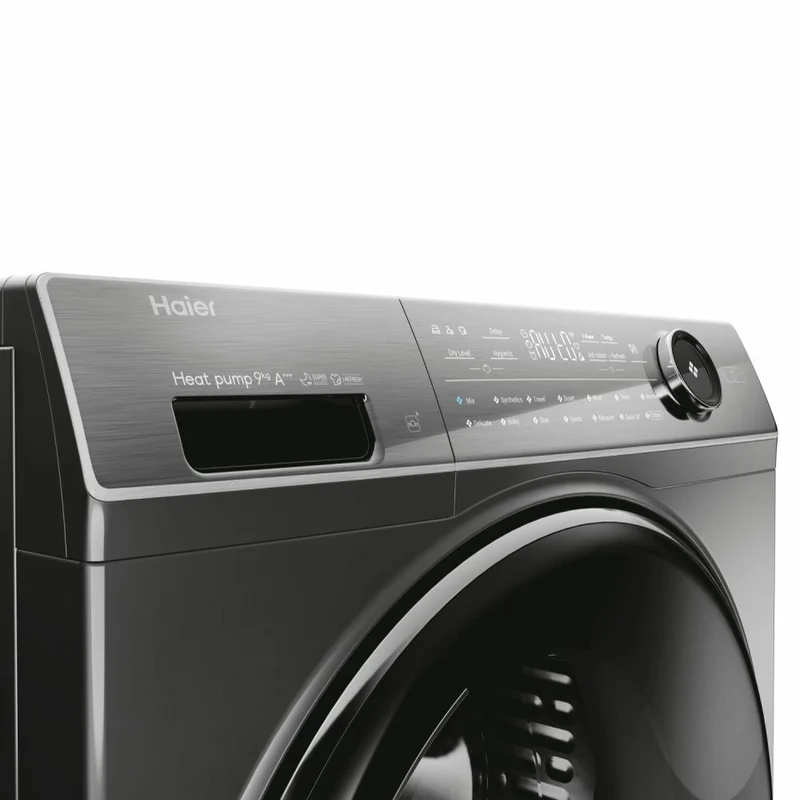 Haier I-Pro Series 7 Plus 9KG freistehend Heat Pump Wäschetrockner - Antracite | HD90-A3Q979RU1UK