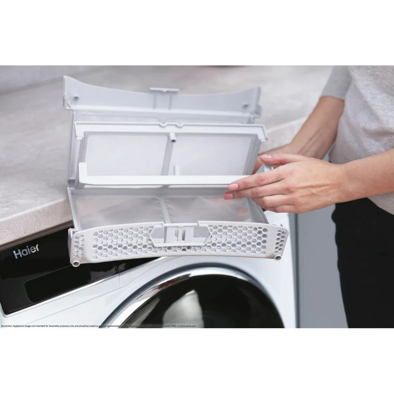 Haier I-Pro Series 7 Plus 9KG freistehend Heat Pump Wäschetrockner - Antracite | HD90-A3Q979RU1UK