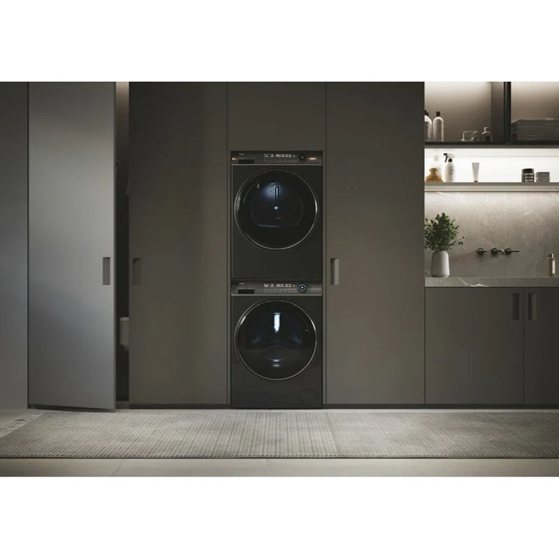 Haier I-Pro Series 7 Plus 9KG freistehend Heat Pump Wäschetrockner - Antracite | HD90-A3Q979RU1UK