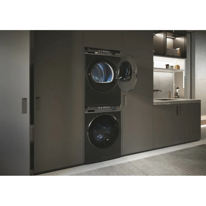 Haier I-Pro Series 7 Plus 9KG freistehend Heat Pump Wäschetrockner - Antracite | HD90-A3Q979RU1UK