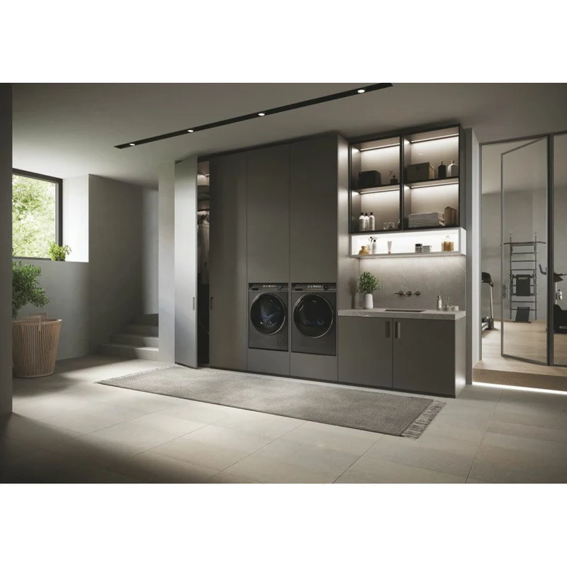 Haier I-Pro Series 7 Plus 9KG freistehend Heat Pump Wäschetrockner - Antracite | HD90-A3Q979RU1UK