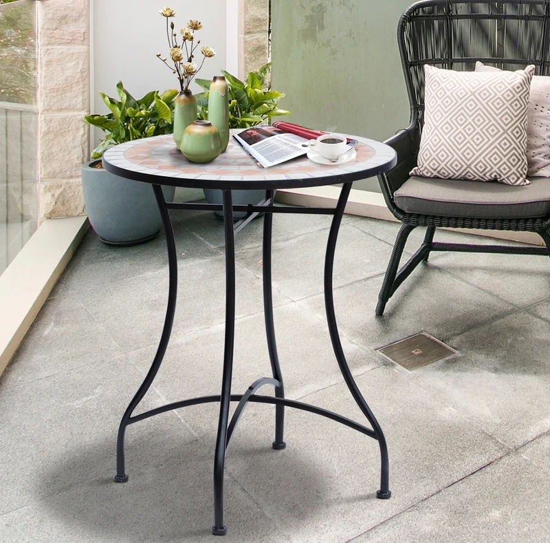 Gartentisch Mosaiktisch Balkontisch Beistelltisch Seviertisch