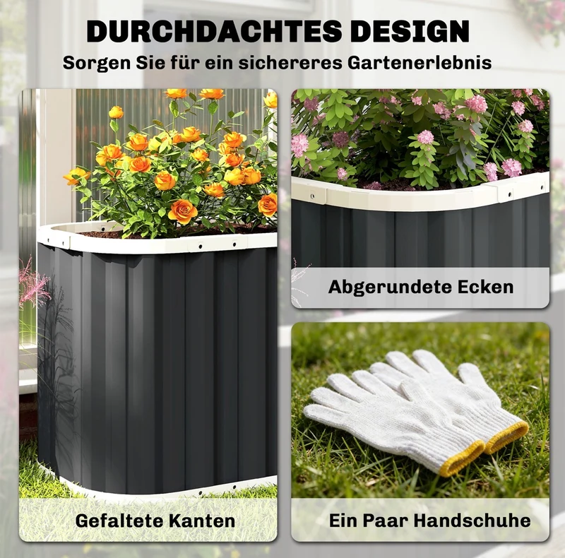 Hochbeet Gartenbeet Pflanzenetiketten Frühbeet