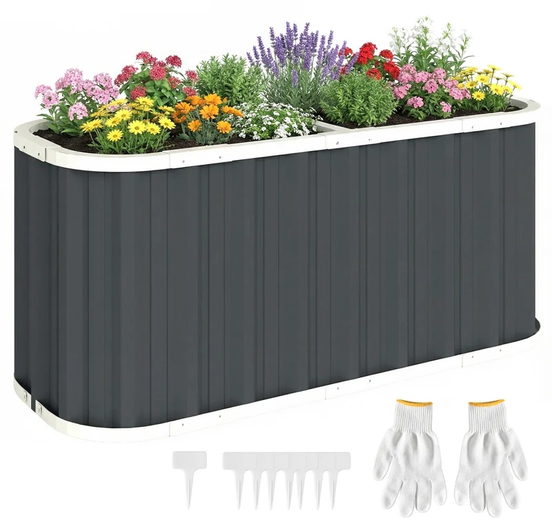 Hochbeet Gartenbeet Pflanzenetiketten Frühbeet