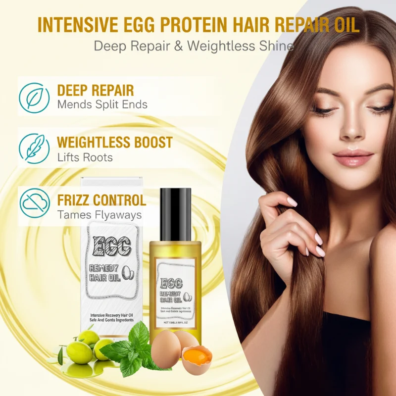 💆‍♀️ KAUF 2 ERHALT 3! ✨ HAARREPARATUROEL MIT EIPROTEIN - Intensive Feuchtigkeit & Glanz, Stärkt die Haarstruktur, Für Geschmeidiges und Gesundes Haar 🌿🧴