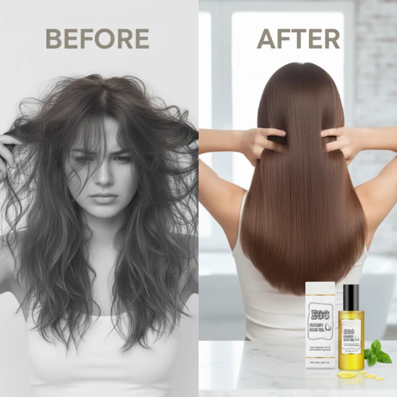 💆‍♀️ KAUF 2 ERHALT 3! ✨ HAARREPARATUROEL MIT EIPROTEIN - Intensive Feuchtigkeit & Glanz, Stärkt die Haarstruktur, Für Geschmeidiges und Gesundes Haar 🌿🧴