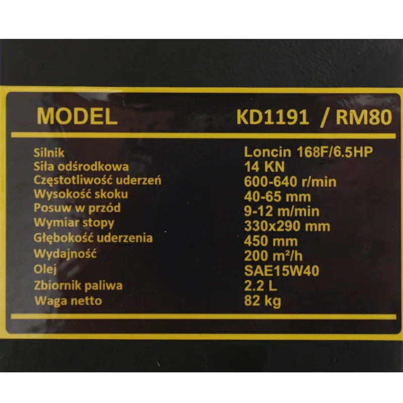 Rüttelstampfer Stampfer 6,5 PS Loncin Verdichter Stampfer