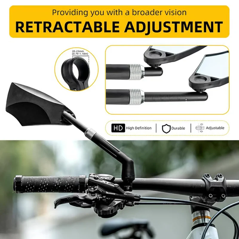 🔥50 % RABATT – 360° verstellbarer Fahrradrückspiegel, 💪 für Lenker – ⏳ Der Verkauf endet, wenn der Vorrat aufgebraucht ist.