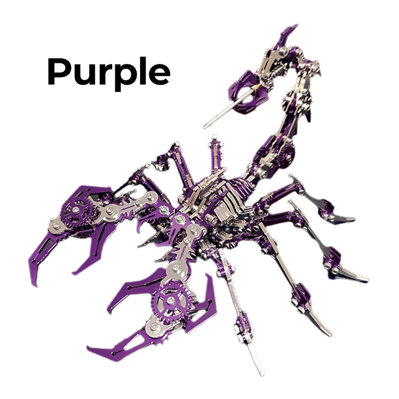 📢📢60 % Rabatt !!!✨3D-Metallpuzzle-Bausatz „Skorpion“ – Mechanisches Modell zum Zusammenbauen