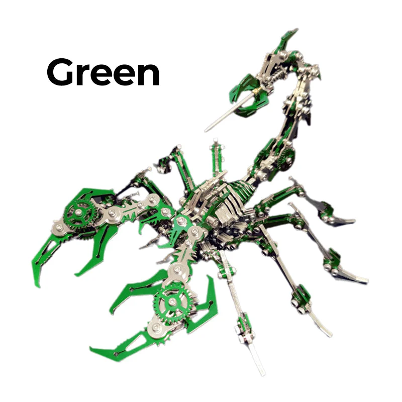 📢📢60 % Rabatt !!!✨3D-Metallpuzzle-Bausatz „Skorpion“ – Mechanisches Modell zum Zusammenbauen
