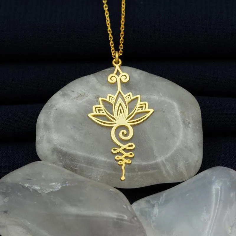 Skanto | Lotus Unalome Yoga Halskette