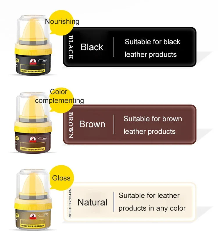 ⏳Begrenzte Zeit 50% Rabatt💥✨【Kaufen Sie 2 und erhalten Sie 1 gratis】✨Flüssige Schuhcreme zur Lederreparaturcreme ✨✨