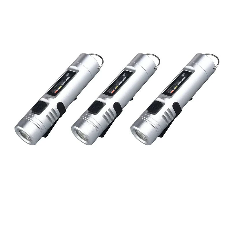 Multifunktionale Mini-Taschenlampe aus Aluminiumlegierung