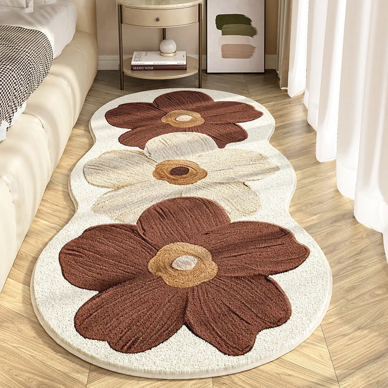 📢📢 50 % RABATT!! 🎅 Weicher Teppich mit unregelmäßigem Blumenmuster