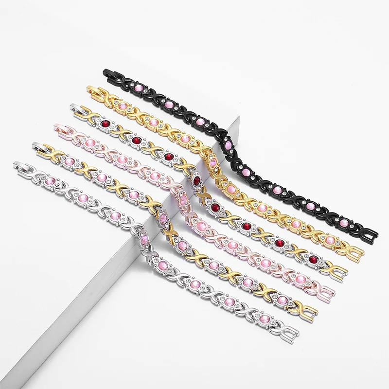 ✨🎅Weihnachtsangebote – Nur für kurze Zeit!⏰Women's Elegant Adjustable Rhinestone Bracelet