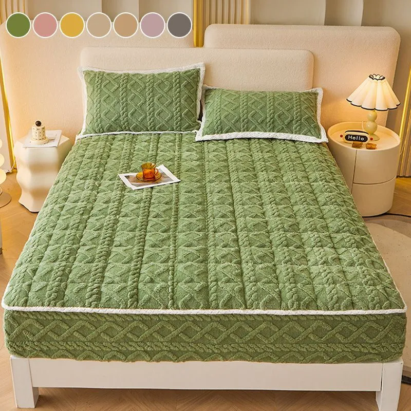 💖Black-Friday-Mega-Angebot – 50 % Rabatt!💖 Winter-Bettlaken-Set 3-teilig, strapazierfähig & wärmeverstärkt für Zuhause