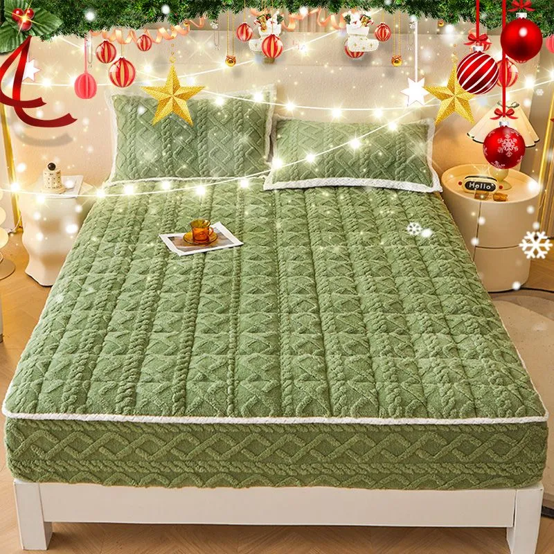 💖Black-Friday-Mega-Angebot – 50 % Rabatt!💖 Winter-Bettlaken-Set 3-teilig, strapazierfähig & wärmeverstärkt für Zuhause