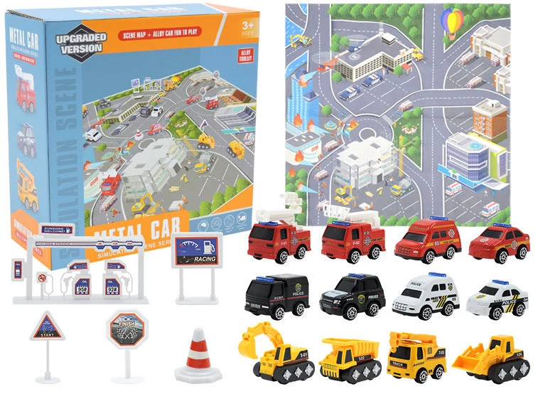🔥Solange der Vorrat reicht 40 % Rabatt!🚗Adventskalender für Jungen: Spielzeugsets mit Baumaschinen aus Metalllegierung