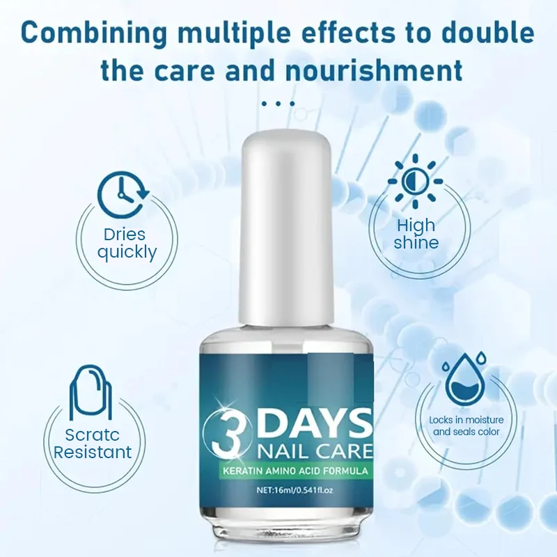 💅 KAUFE 2, ERHALTE 1 GRATIS! 🎉 Hochglänzendes Nagelöl – Schnelltrocknend, Pflegend & Stärkend für Naturnägel ✨📦
