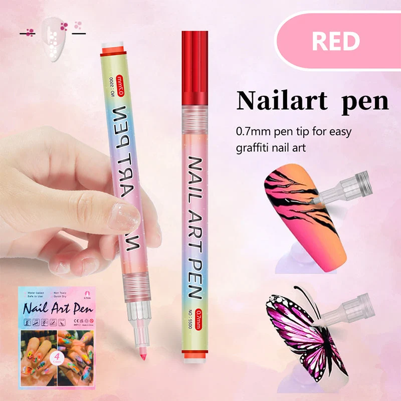 🎁Weihnachtsgeschenk🎄12-farbiger Profi-Nagellackstift-Set