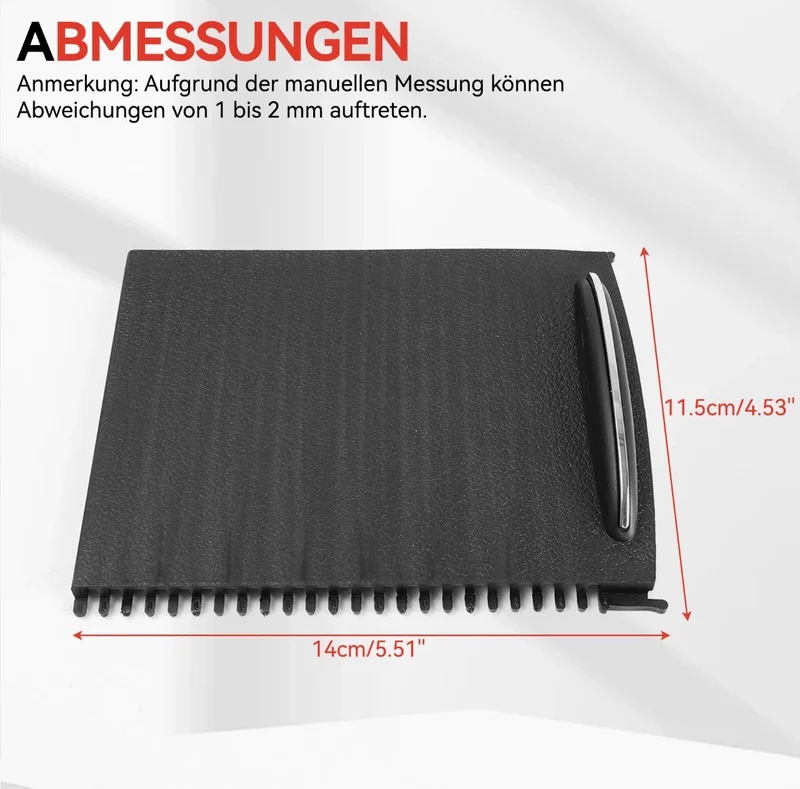 Rollo Mittelkonsolen Abdeckung Blende Für Mercedes C-Classe W203 S203 2000-2007