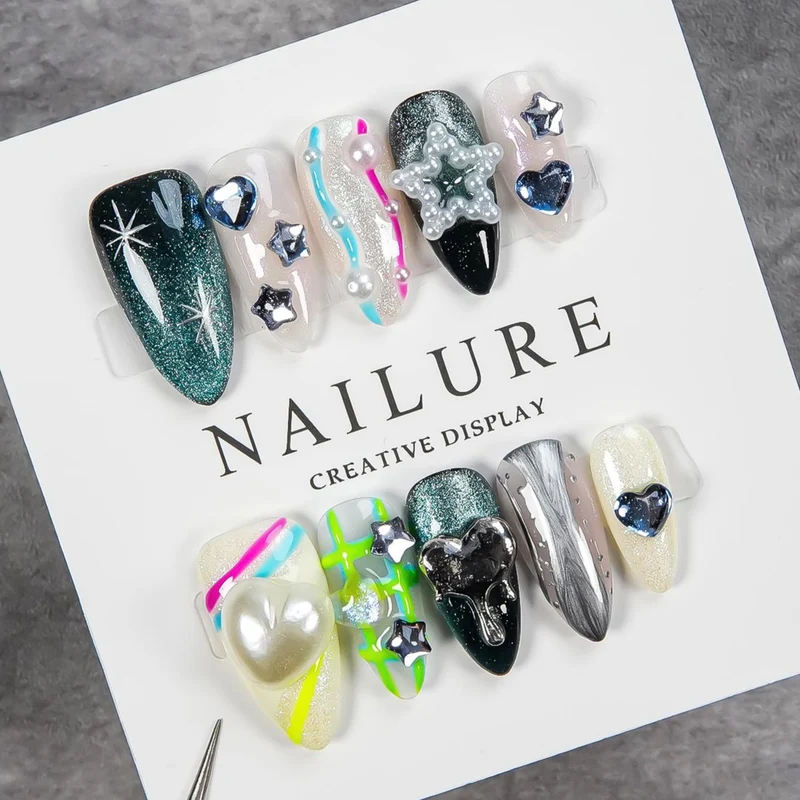 Dekorative Nagelkunst