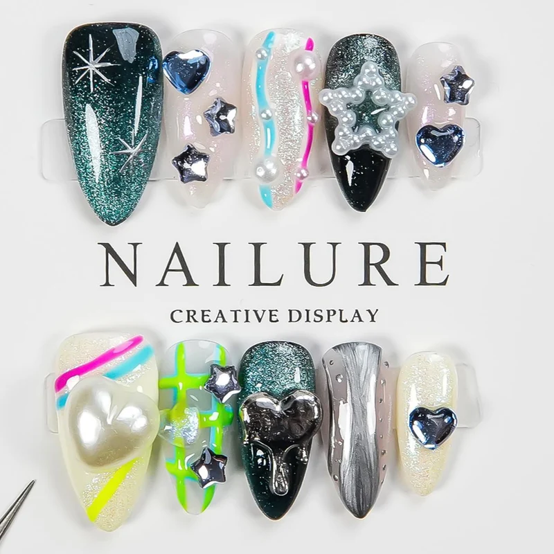 Dekorative Nagelkunst
