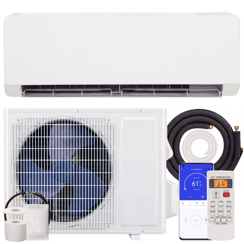 12,000 BTU Mini-Split AC with 22 SEER2, WiFi & Heat Pump, Cools 750 sq ft