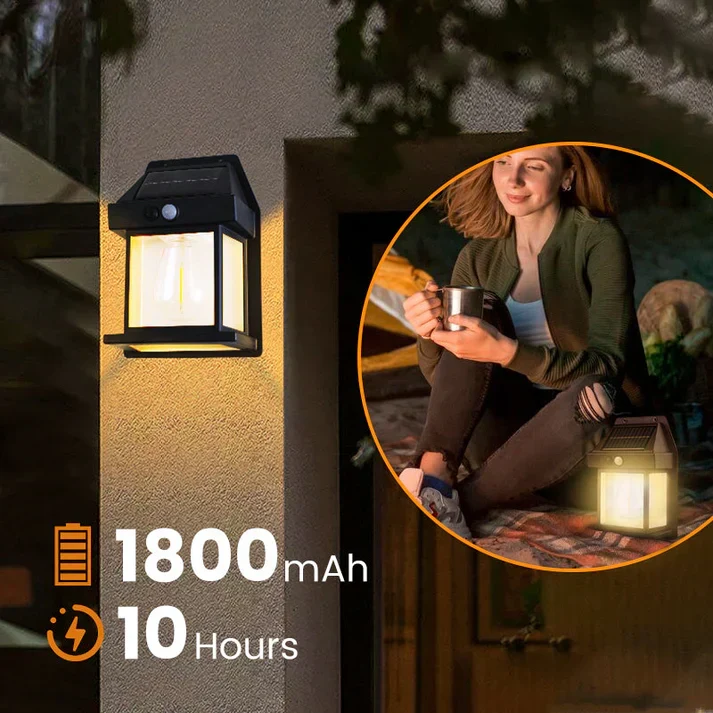 🎁Kaufen Sie 2 Erhalten Sie 1 Gratis⏳Bewegungssensor Solar-Wolfram-Wandleucht