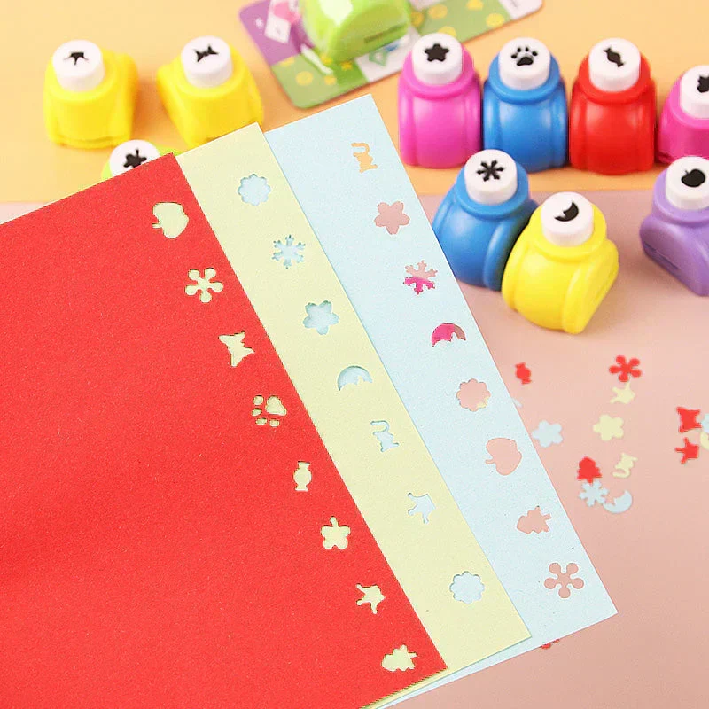 🔥Begrenzte Stückzahl verfügbar 50 % Rabatt🔥✨ DIY-Lochstanz-Set für Kinder - Erstelle niedliche Formen 🎁📏