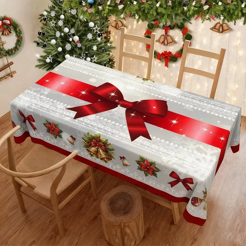 🔥Solange der Vorrat reicht 40 % Rabatt!🎉Stilvolle Tischdecke mit Weihnachtsmotiv