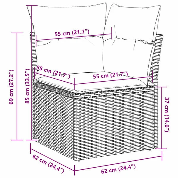Gartenmöbelset Lounge Sofaset Sitzgruppe Gartenmöbel